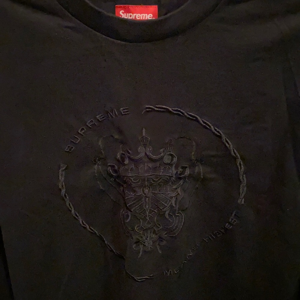 Supreme stitched long sleeve shirt